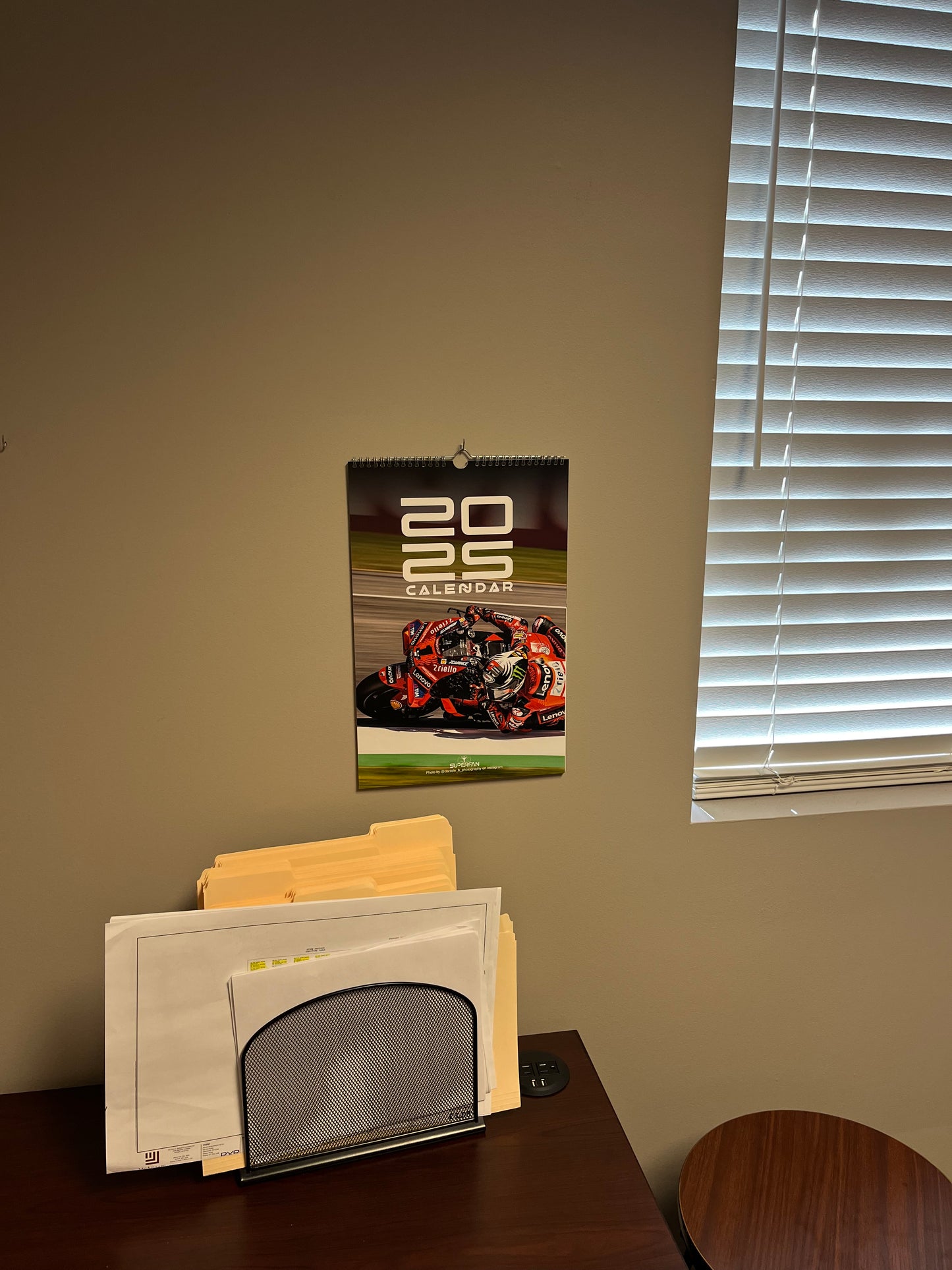 2025 Moto GP Wall Calendar