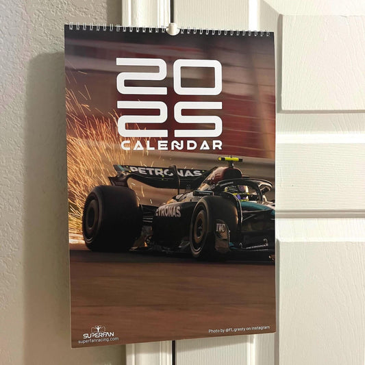 F1 2025 Wall Calendar