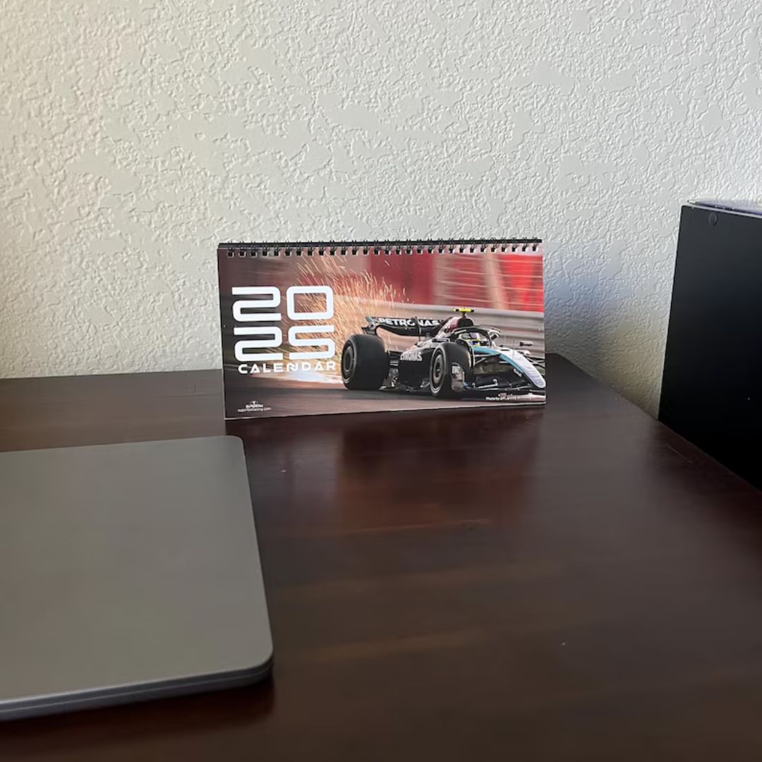 2025 F1 Desk Calendar