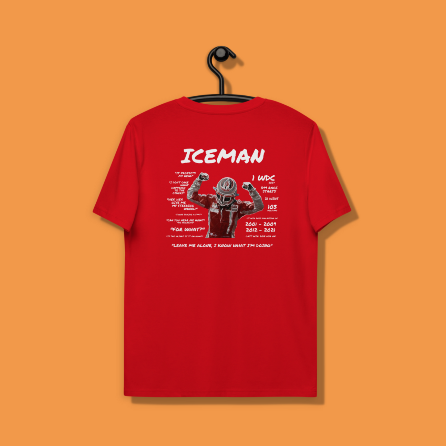 La camiseta del hombre de hielo