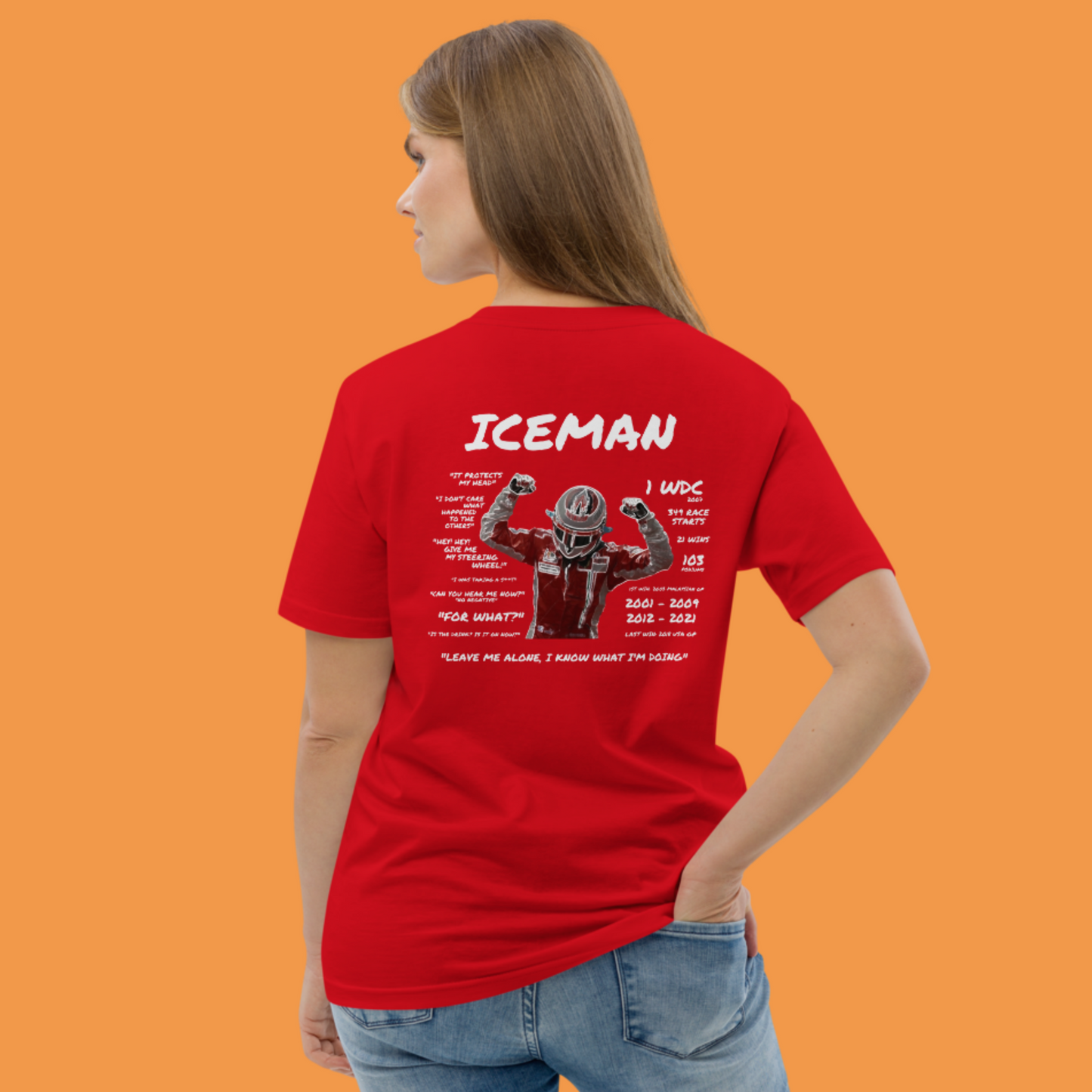 La camiseta del hombre de hielo