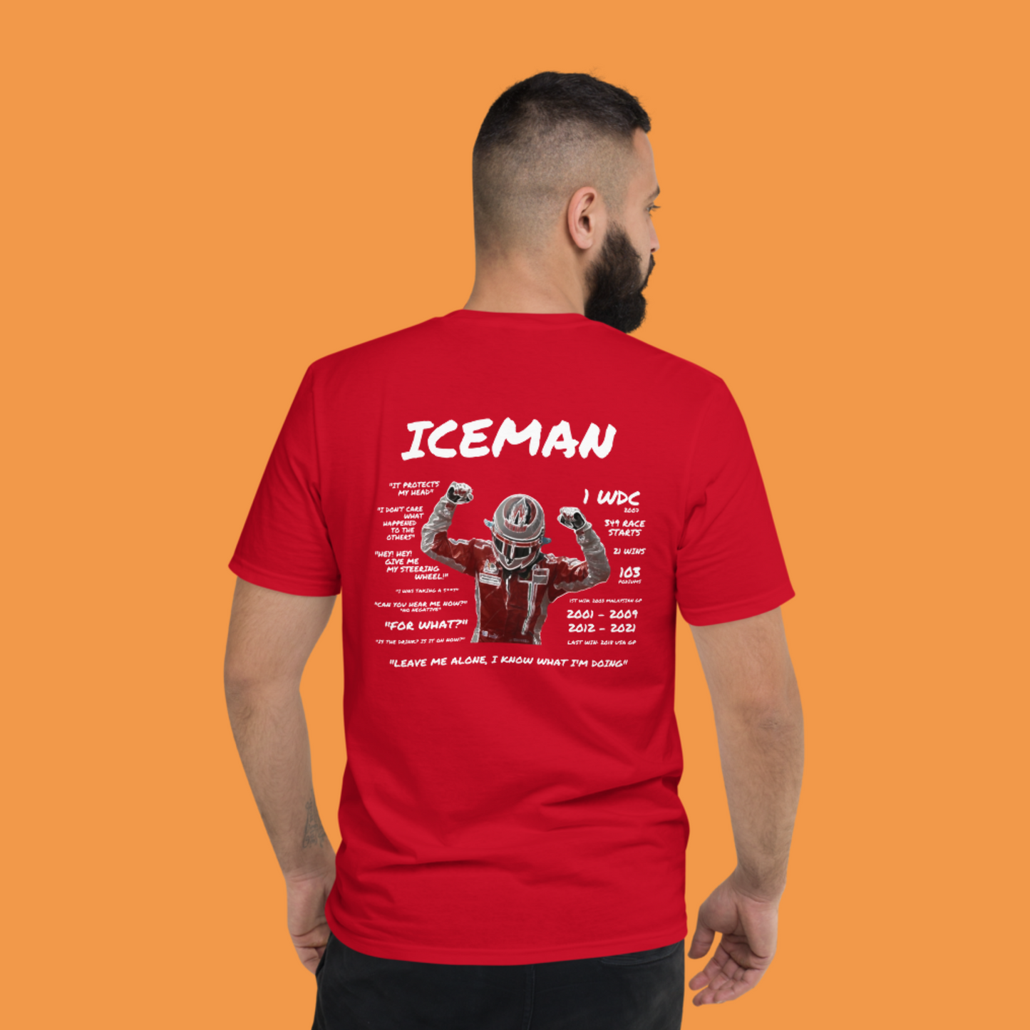 La camiseta del hombre de hielo