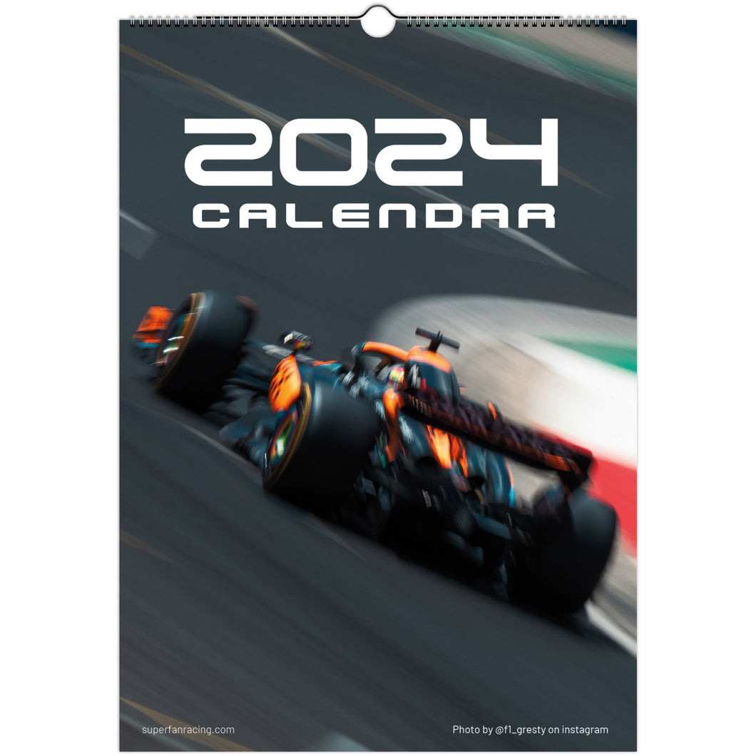 F1 2024 Wall calendar