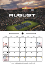Load image into Gallery viewer, Tennis 2024 Wall Calendar
