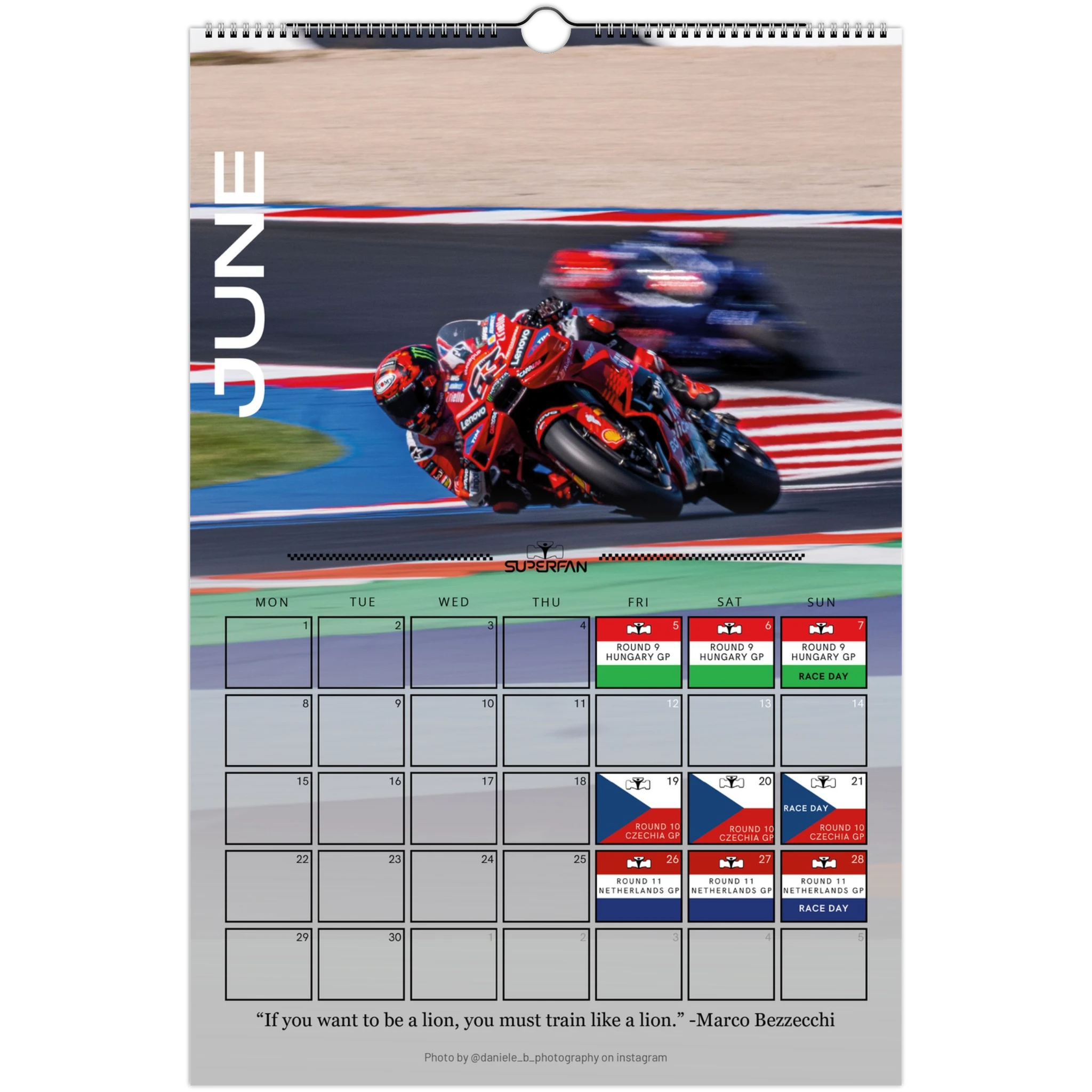 THE GRAND PRIX 2026 カレンダー 12個 公式通販 稼働品 GRAND PRIX