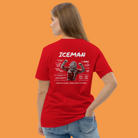 La camiseta del hombre de hielo