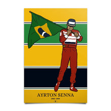 Lade das Bild in den Galerie-Viewer, Ayrton Senna Poster Poster
