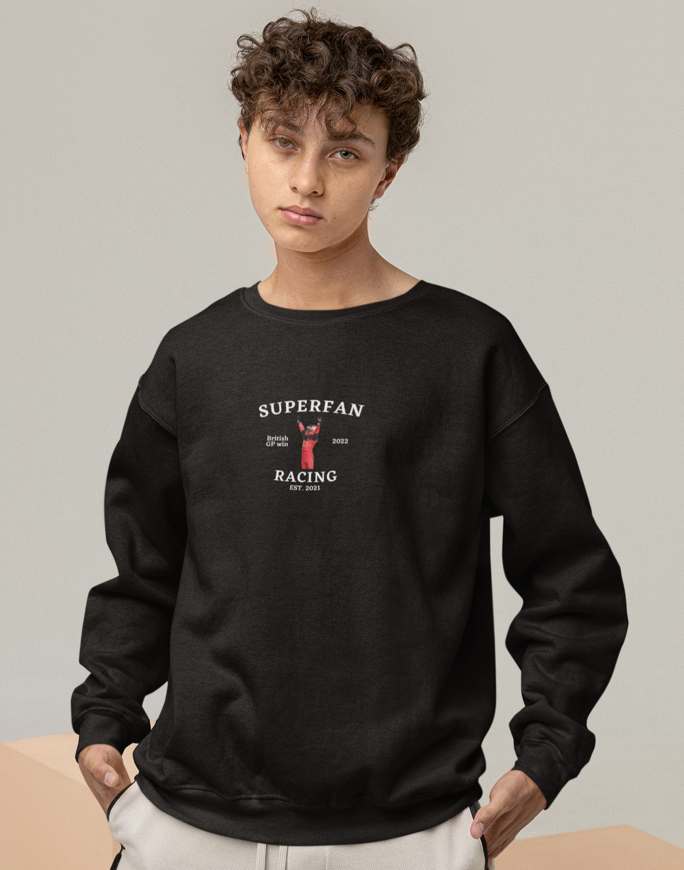 CS55 British GP Win Crewneck Sweatshirt