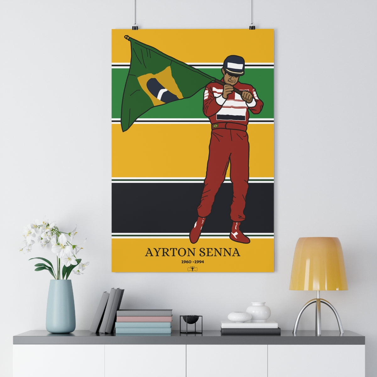 Ayrton Senna Poster Poster