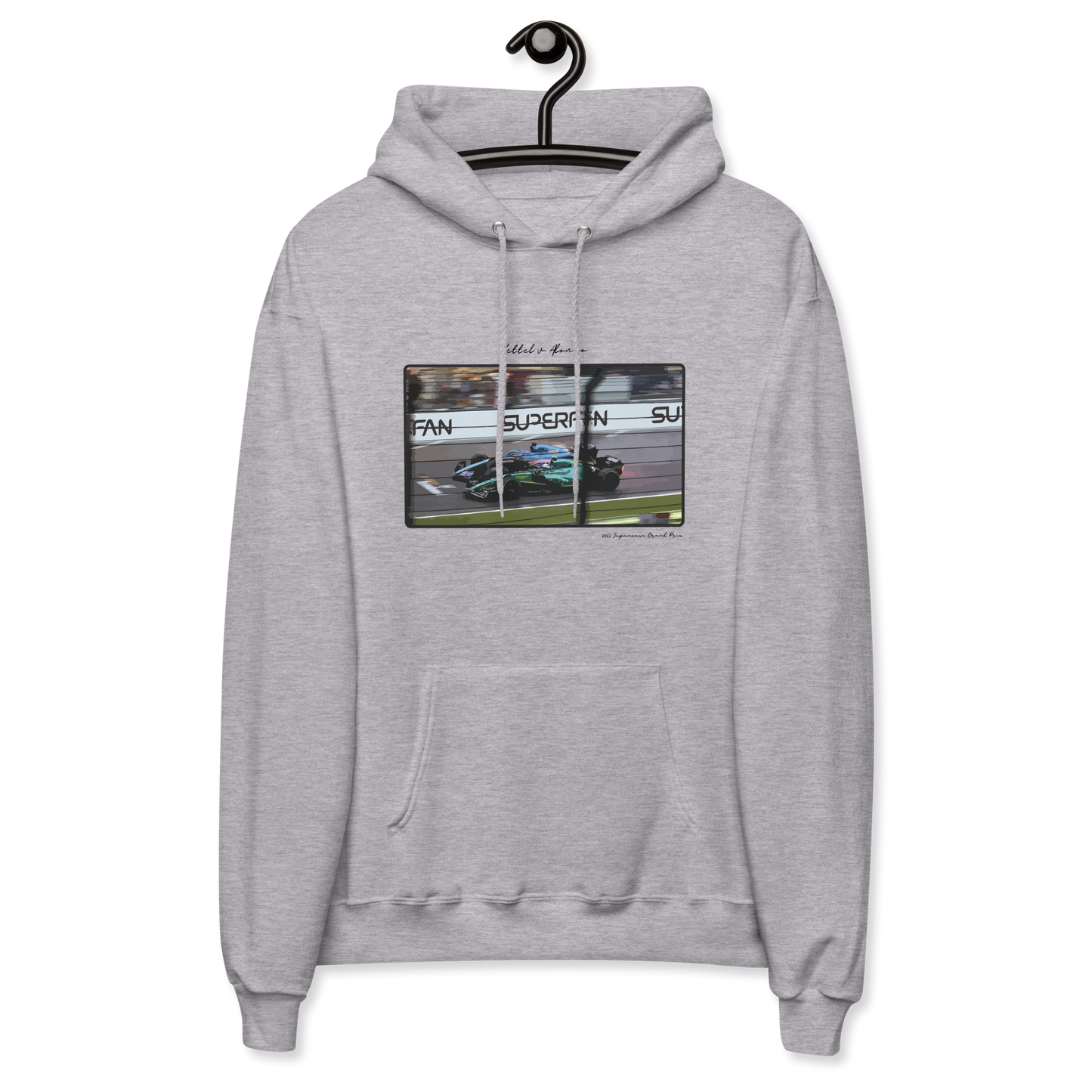 Sudadera con capucha de edición limitada con foto de Vettel y Alonso