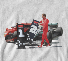 Load image into Gallery viewer, Vettel steals first place sign T-shirt
