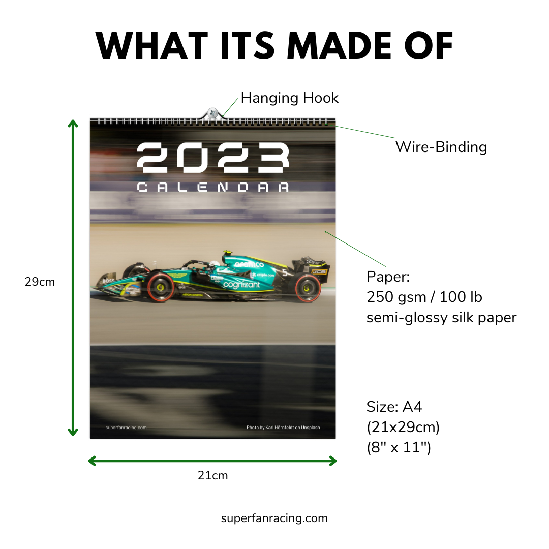 2023 F1 Calendar